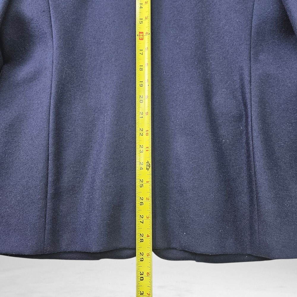 Pendleton Wool‎ Blazer Women 10 Navy USA Made Tailored Old Money Office Jacket - Picture 11 of 11